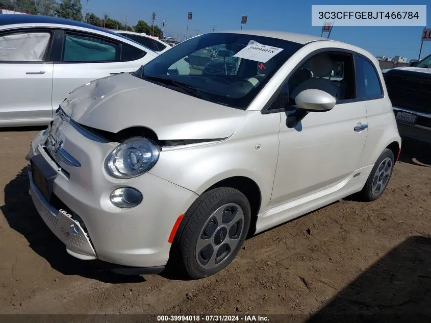 3C3CFFGE8JT466784 2018 Fiat 500E Battery Electric