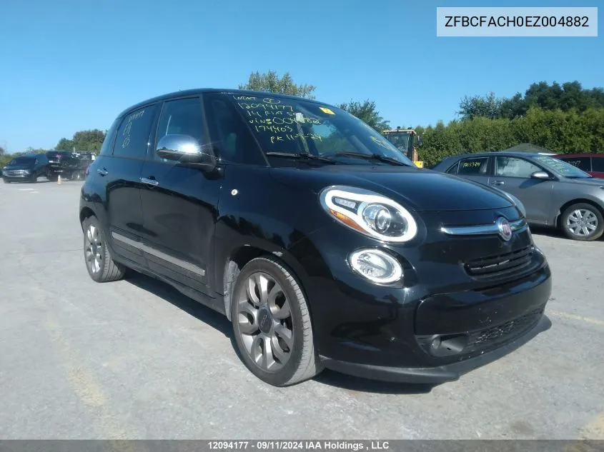 ZFBCFACH0EZ004882 2014 Fiat 500L Lounge