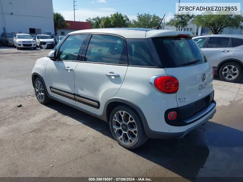 ZFBCFADHXEZ012955 2014 Fiat 500L Trekking