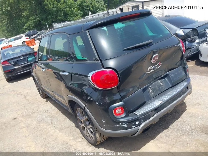 ZFBCFADH0EZ010115 2014 Fiat 500L Trekking