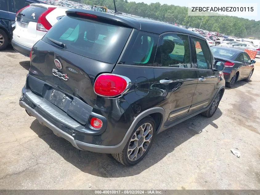 ZFBCFADH0EZ010115 2014 Fiat 500L Trekking