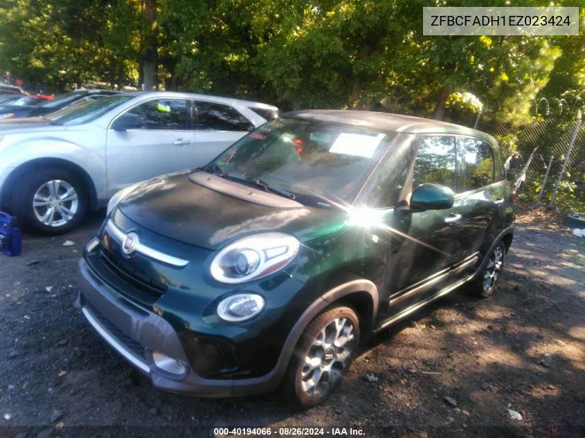 ZFBCFADH1EZ023424 2014 Fiat 500L Trekking