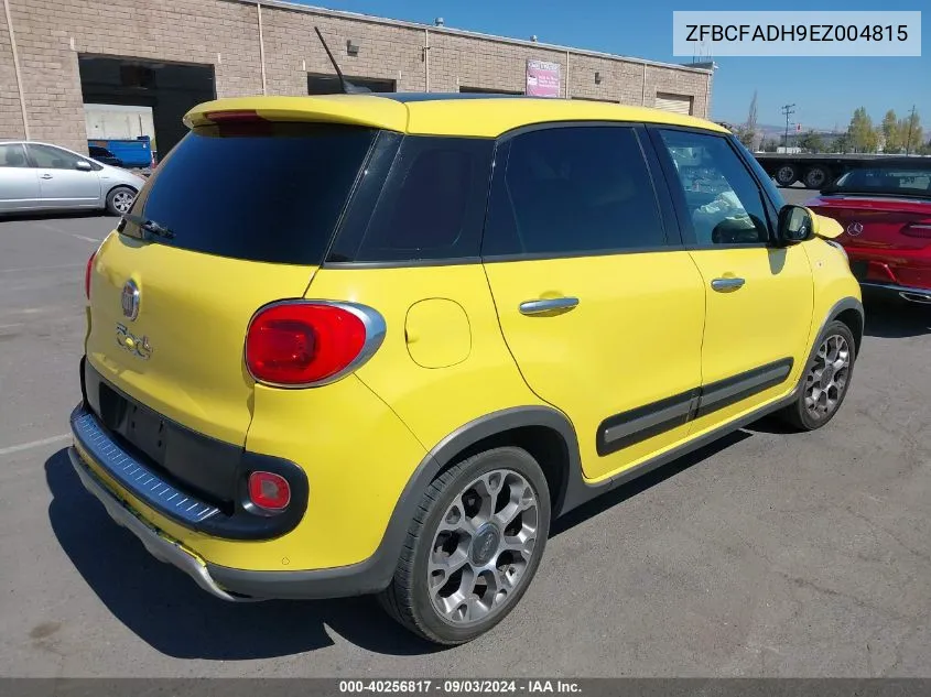 ZFBCFADH9EZ004815 2014 Fiat 500L Trekking