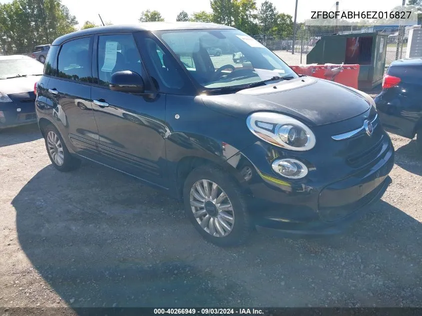 ZFBCFABH6EZ016827 2014 Fiat 500L Easy