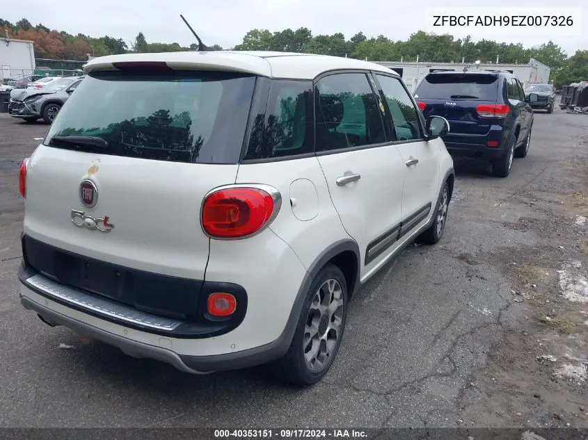 ZFBCFADH9EZ007326 2014 Fiat 500L Trekking