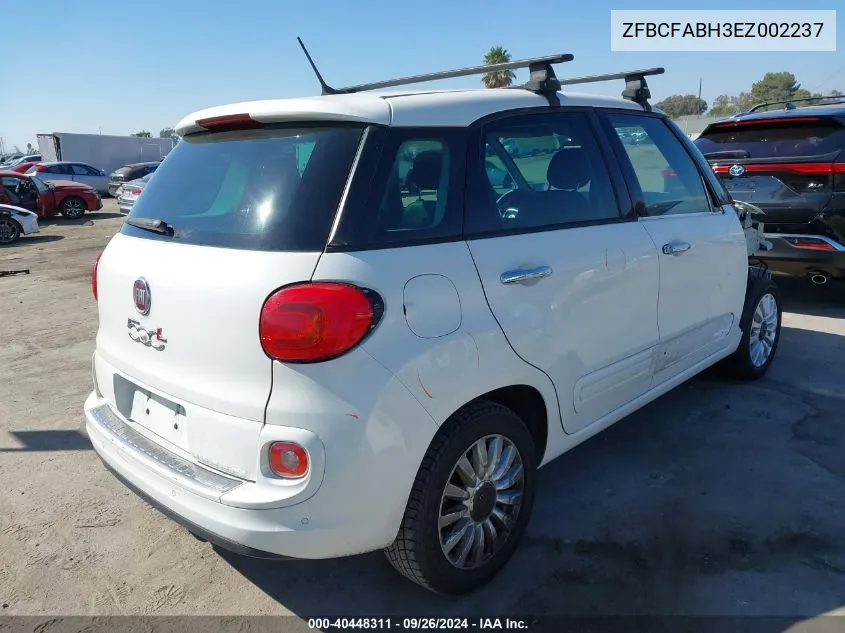 ZFBCFABH3EZ002237 2014 Fiat 500L Easy