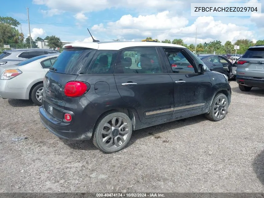 ZFBCFACH2EZ029704 2014 Fiat 500L Lounge