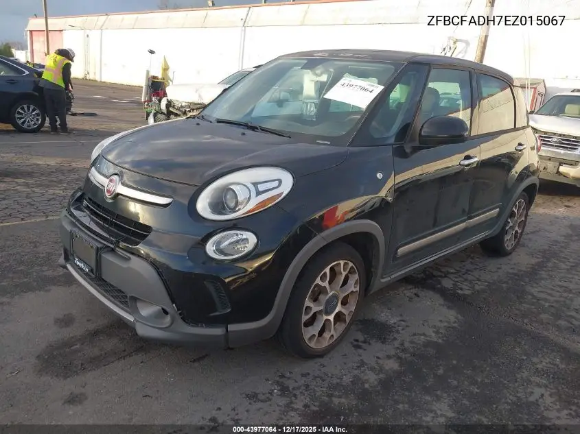 ZFBCFADH7EZ015067 2014 Fiat 500L Trekking