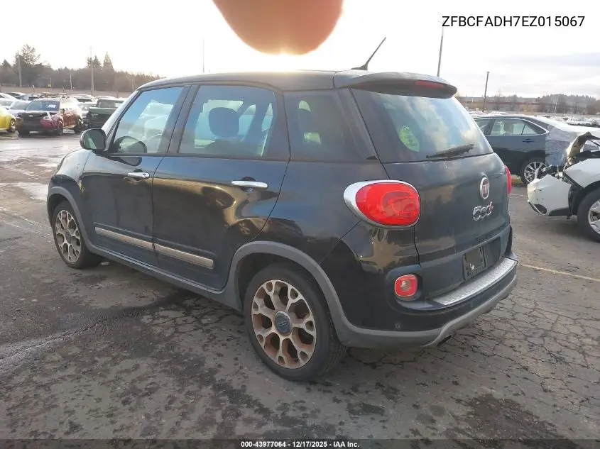 ZFBCFADH7EZ015067 2014 Fiat 500L Trekking