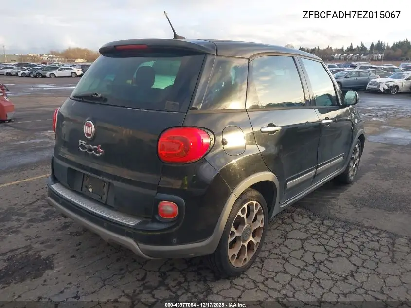 ZFBCFADH7EZ015067 2014 Fiat 500L Trekking