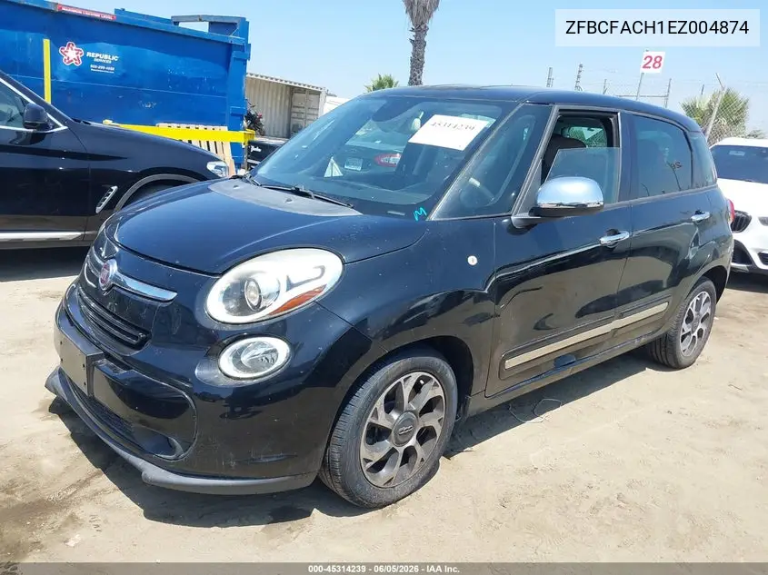 2014 Fiat 500L Lounge VIN: ZFBCFACH1EZ004874 Lot: 45314239