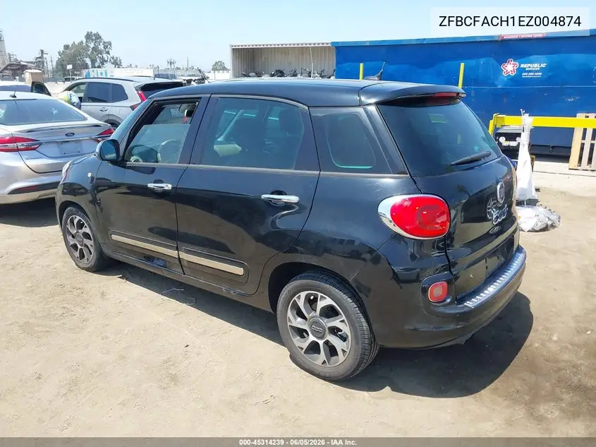 2014 Fiat 500L Lounge VIN: ZFBCFACH1EZ004874 Lot: 45314239