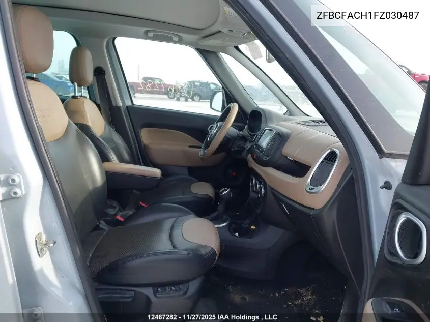 ZFBCFACH1FZ030487 2015 Fiat 500L Lounge