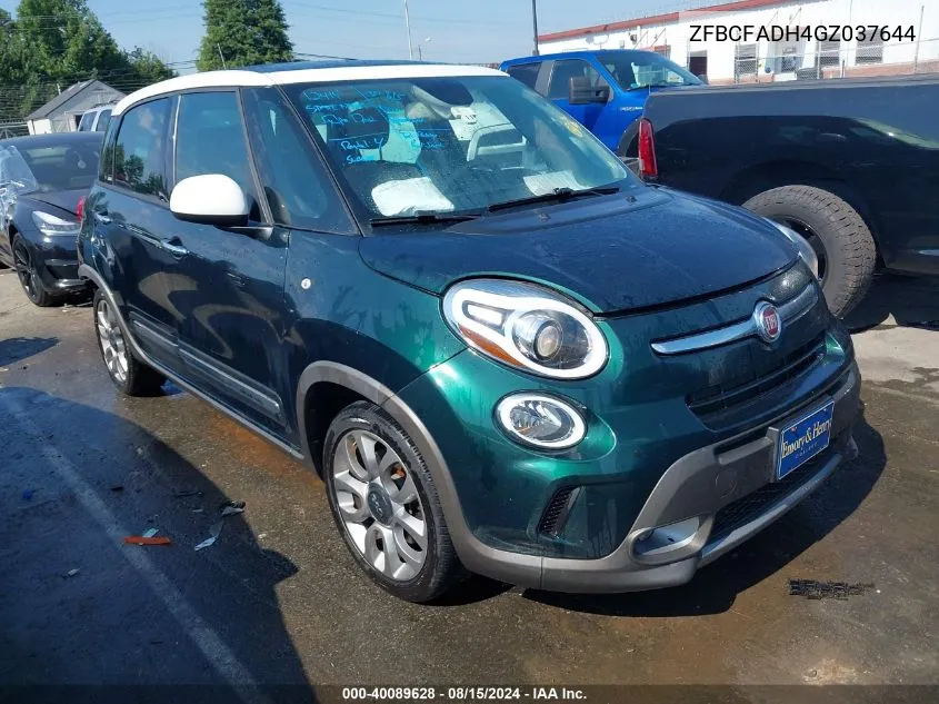 ZFBCFADH4GZ037644 2016 Fiat 500L Trekking