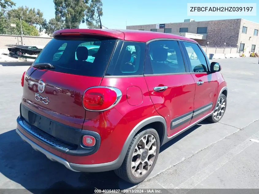 ZFBCFADH2HZ039197 2017 Fiat 500L Trekking