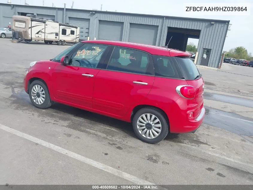 ZFBCFAAH9HZ039864 2017 Fiat 500L Pop