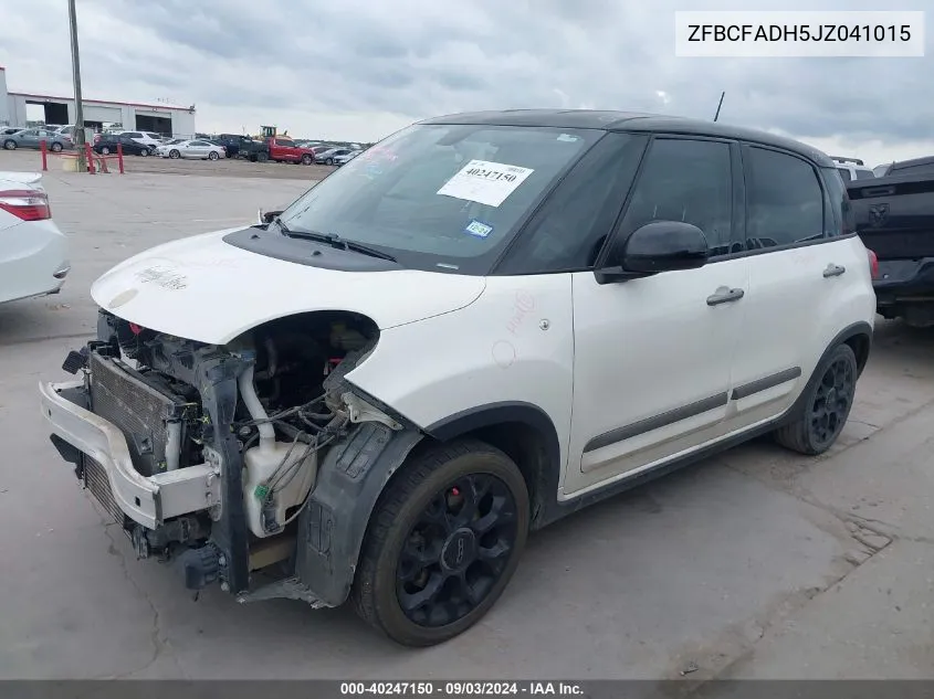 ZFBCFADH5JZ041015 2018 Fiat 500L Trekking