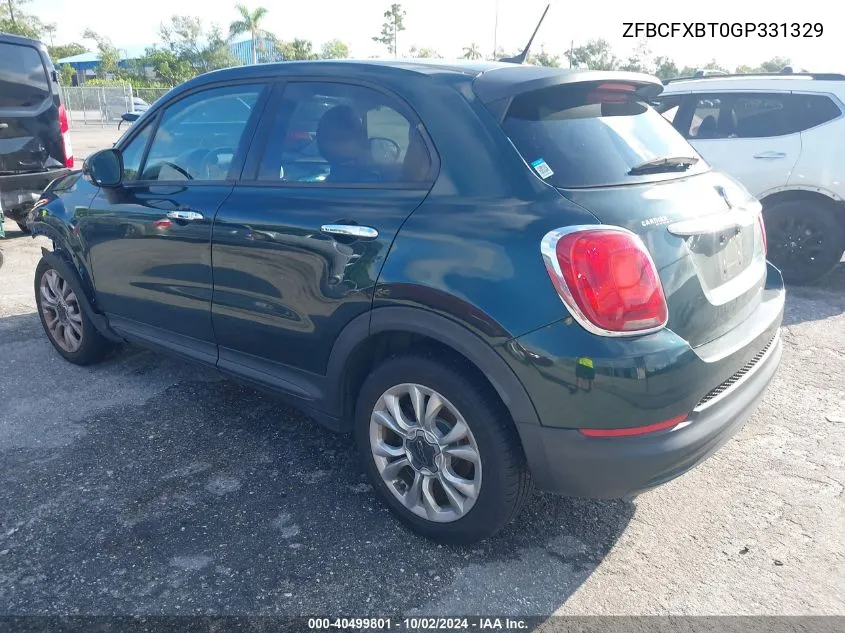 ZFBCFXBT0GP331329 2016 Fiat 500X Easy