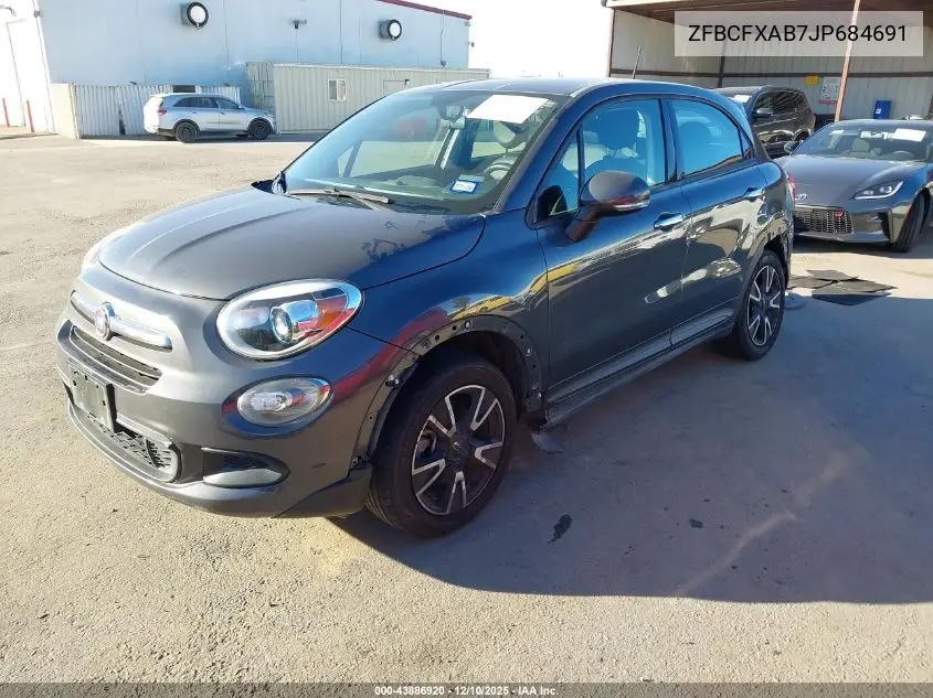 ZFBCFXAB7JP684691 2018 Fiat 500X Pop Fwd