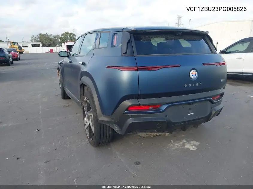 VCF1ZBU23PG005826 2023 Fisker Ocean One