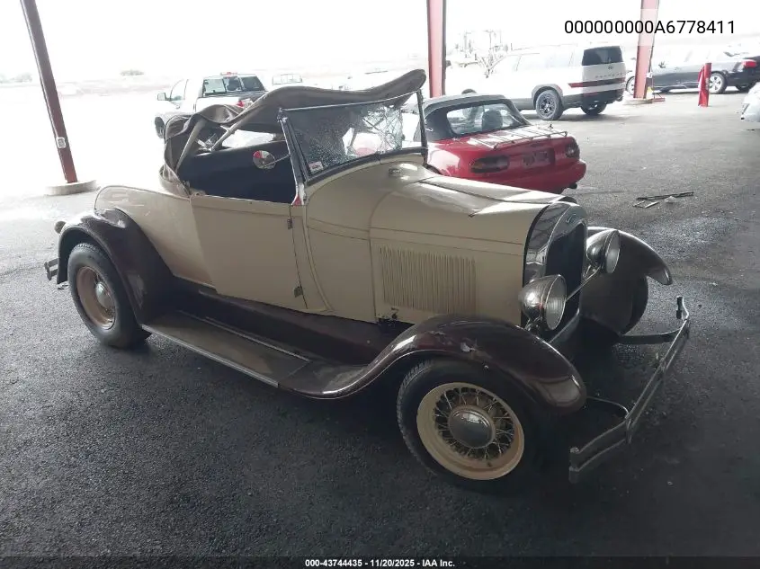 000000000A6778411 1928 Ford Other