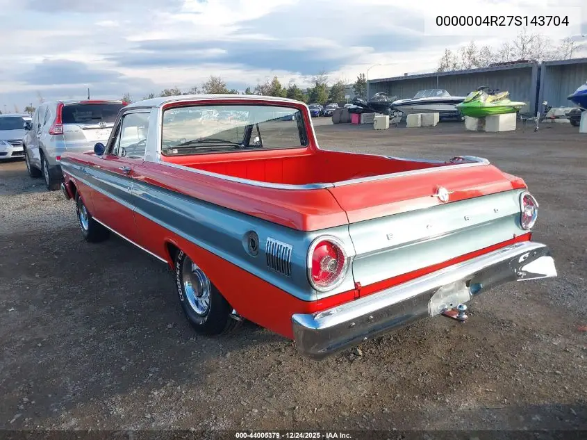 1964 Ford Other VIN: 0000004R27S143704 Lot: 44005379