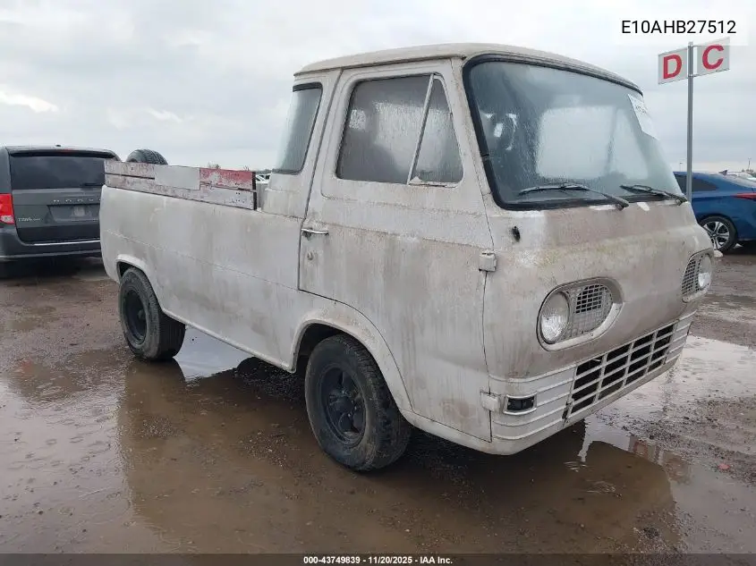 E10AHB27512 1967 Ford Econoline P/U