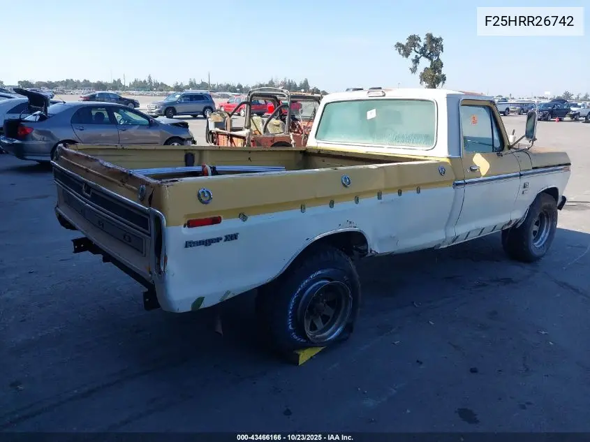 1973 Ford Pickup VIN: F25HRR26742 Lot: 43466166