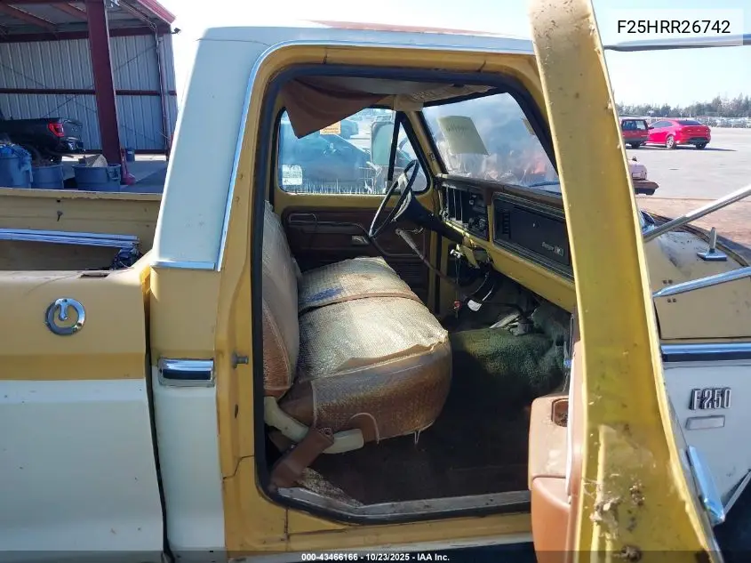 1973 Ford Pickup VIN: F25HRR26742 Lot: 43466166