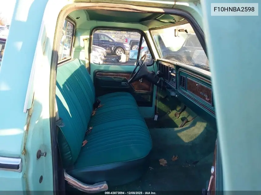 F10HNBA2598 1978 Ford F100 Pickup