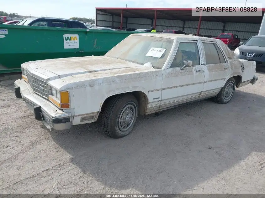 2FABP43F8EX108828 1984 Ford Ltd Crown Victoria