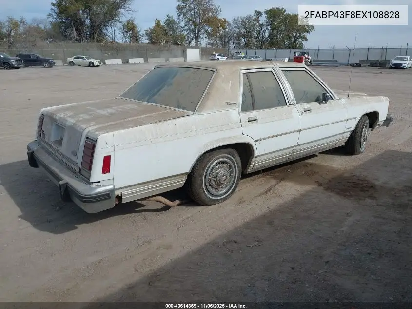 2FABP43F8EX108828 1984 Ford Ltd Crown Victoria