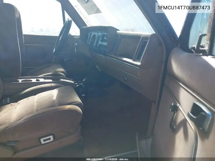 1FMCU14T7GUB87473 1986 Ford Bronco Ii