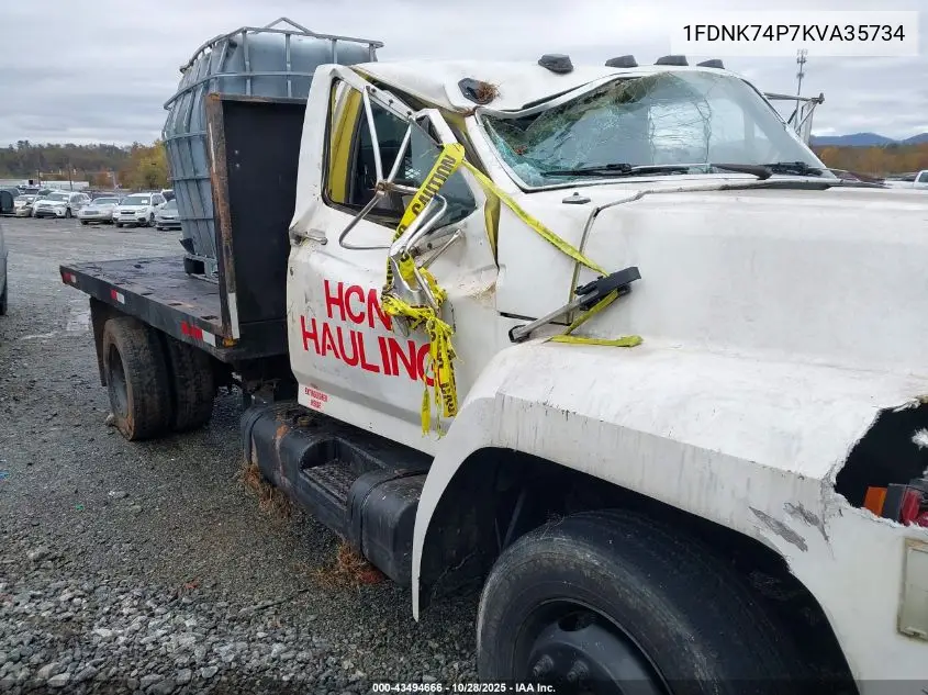1989 Ford F700 F VIN: 1FDNK74P7KVA35734 Lot: 43494666