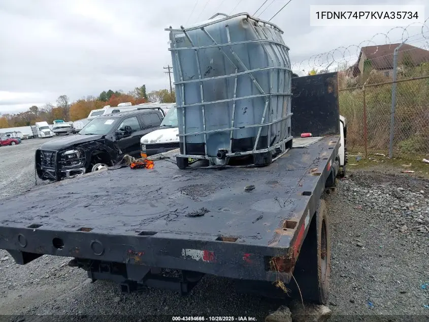 1989 Ford F700 F VIN: 1FDNK74P7KVA35734 Lot: 43494666