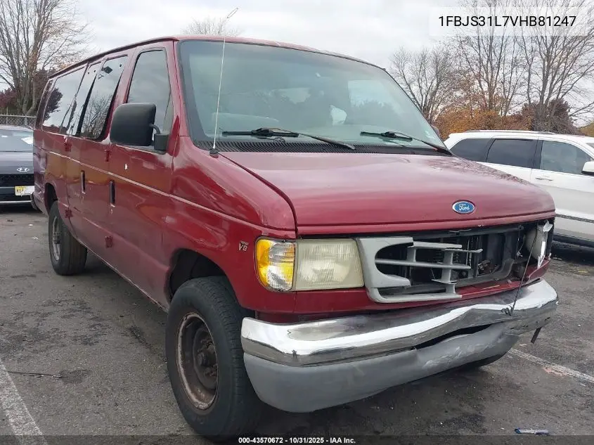 1FBJS31L7VHB81247 1997 Ford Club Wagon Xl/Xlt