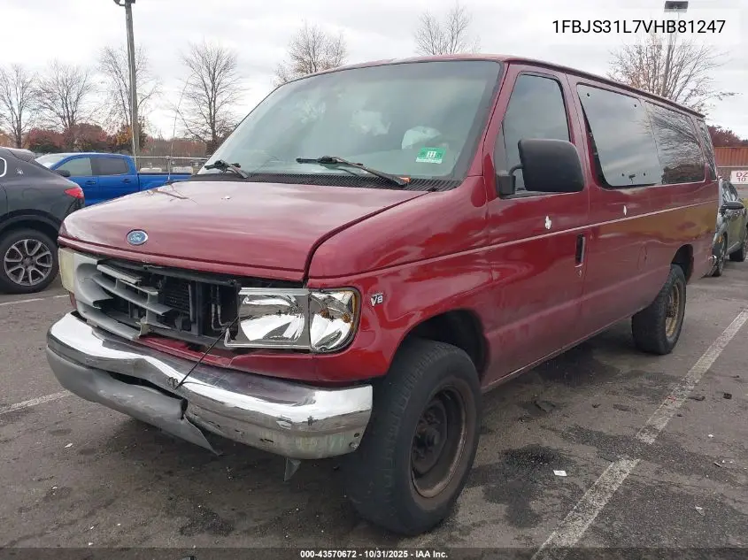 1FBJS31L7VHB81247 1997 Ford Club Wagon Xl/Xlt