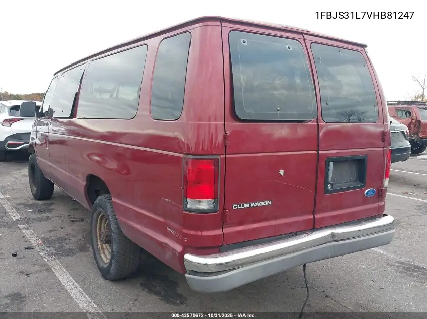 1FBJS31L7VHB81247 1997 Ford Club Wagon Xl/Xlt