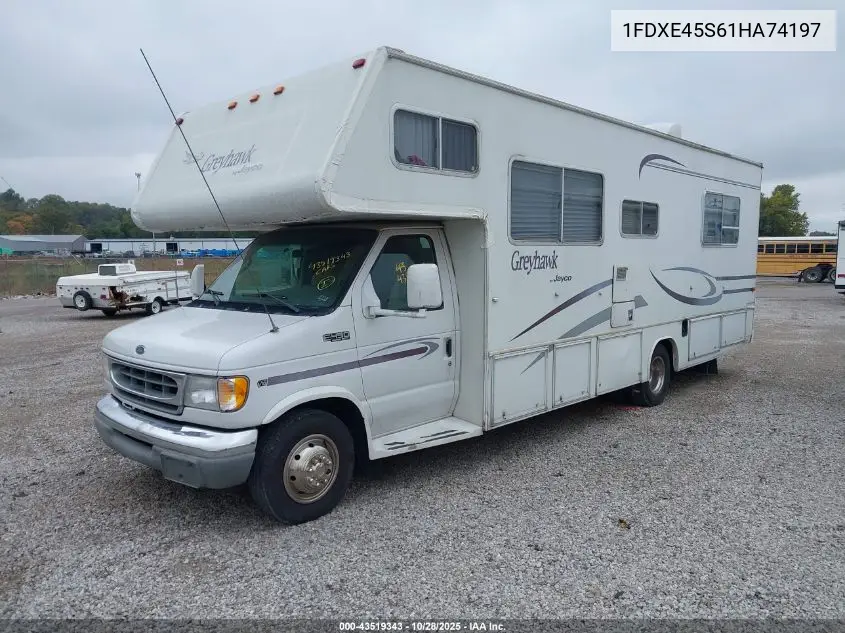2001 Ford Econoline Commercial Cutaway Standard VIN: 1FDXE45S61HA74197 Lot: 43519343