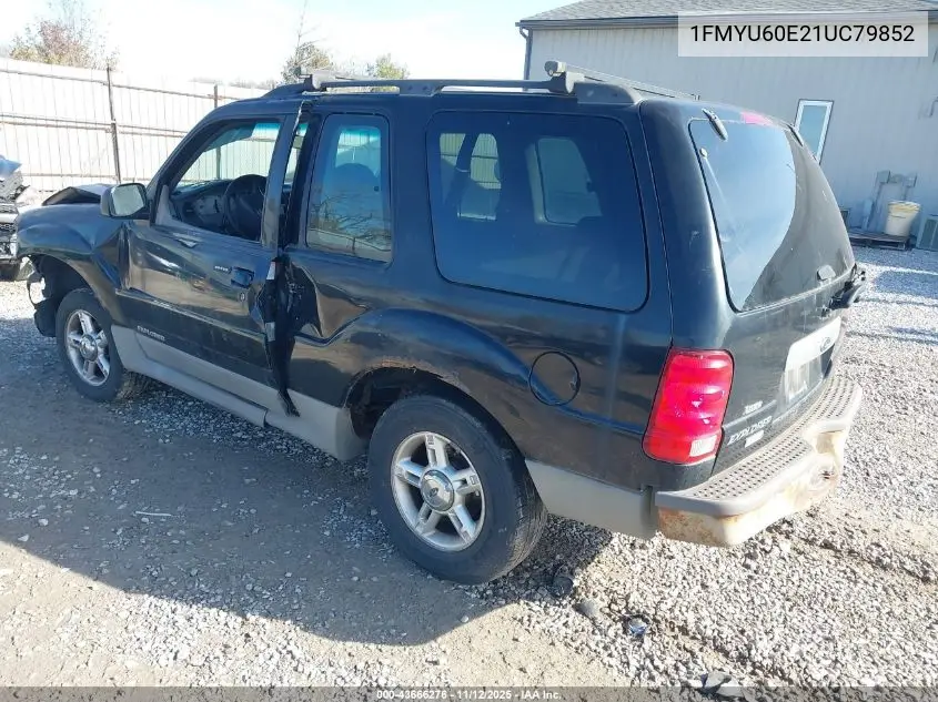 1FMYU60E21UC79852 2001 Ford Explorer Sport