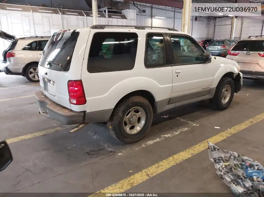 1FMYU60E72UD36970 2002 Ford Explorer Sport