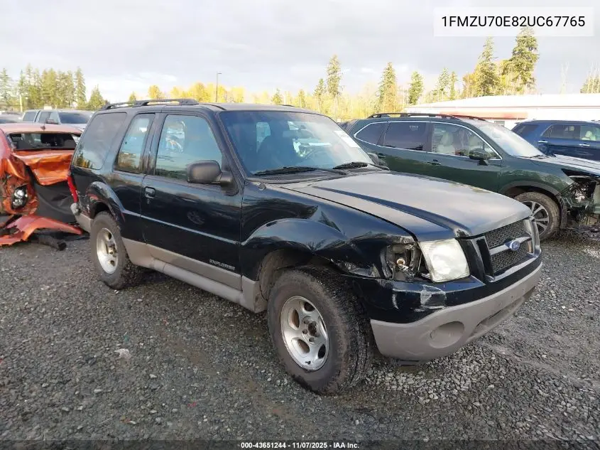 1FMZU70E82UC67765 2002 Ford Explorer Sport