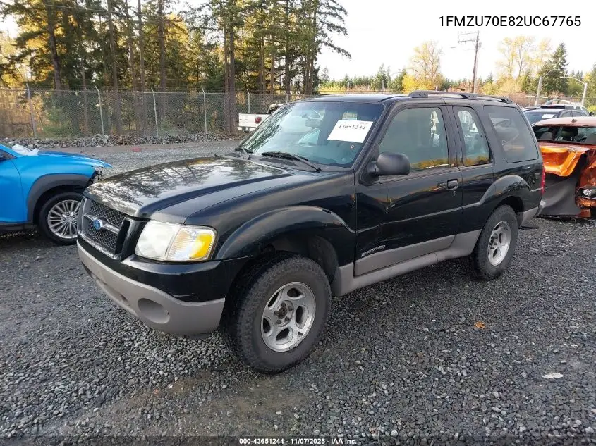 1FMZU70E82UC67765 2002 Ford Explorer Sport
