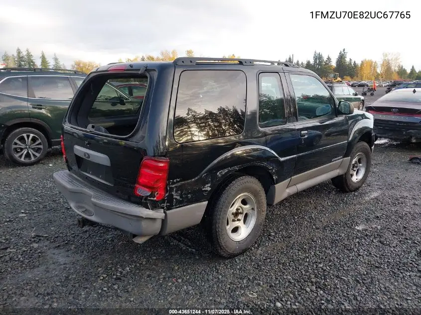 1FMZU70E82UC67765 2002 Ford Explorer Sport