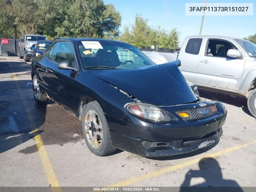 3FAFP11373R151027 2003 Ford Zx2