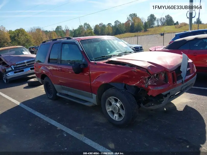 1FMYU60E33UB88964 2003 Ford Explorer Sport Xls/Xlt