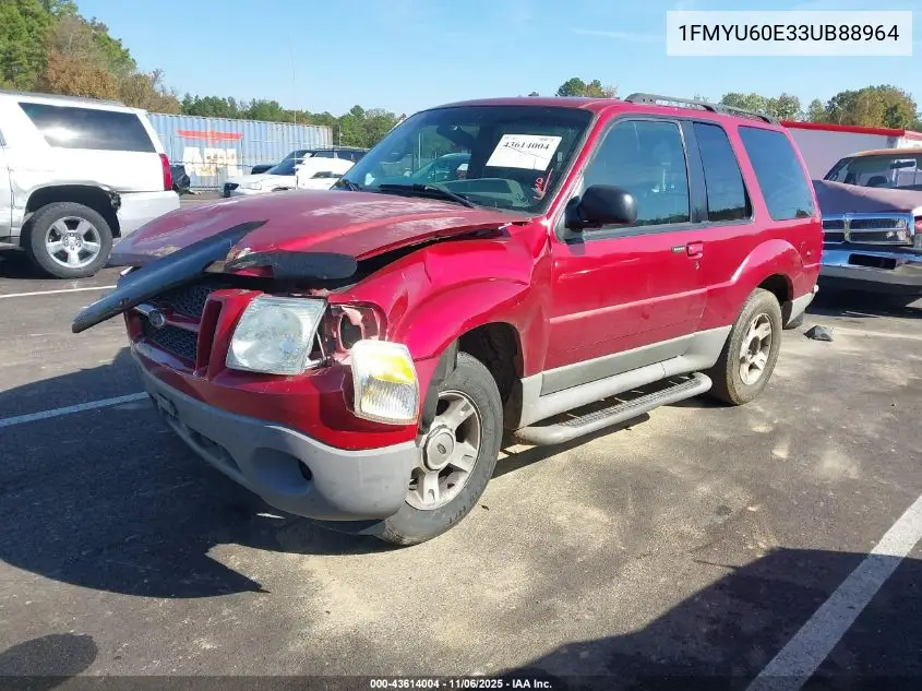 1FMYU60E33UB88964 2003 Ford Explorer Sport Xls/Xlt