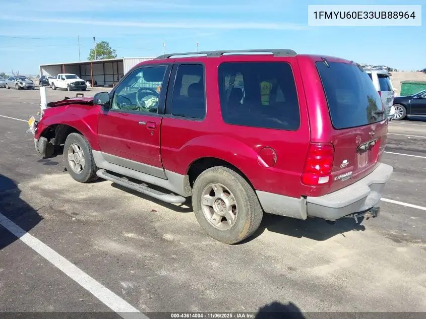 1FMYU60E33UB88964 2003 Ford Explorer Sport Xls/Xlt