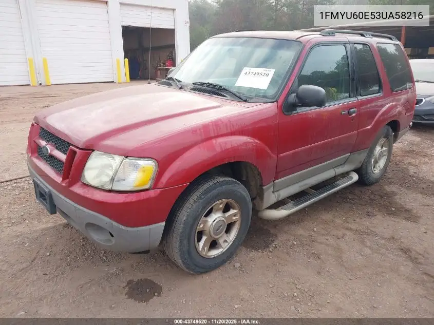 1FMYU60E53UA58216 2003 Ford Explorer Sport Xls/Xlt