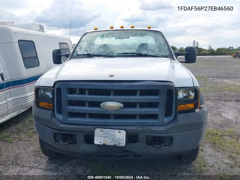 1FDAF56P27EB46560 2007 Ford F-550 Chassis Xl/Xlt